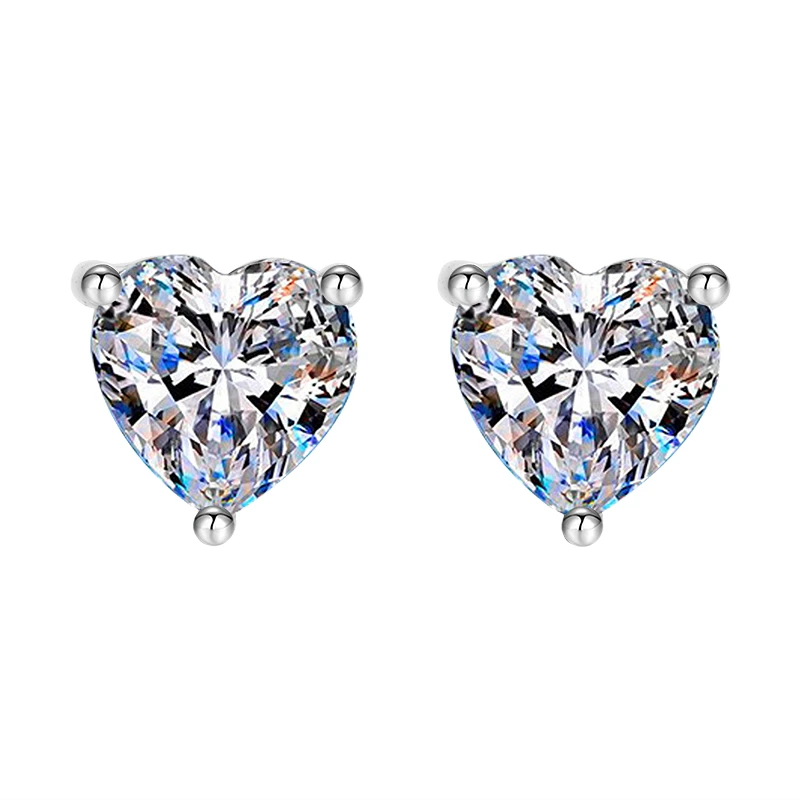 Shaped Cut Moissanite Earrings